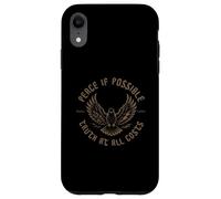 Carcasa para iPhone XR Teología reformada Paz si es Posible Cita de la Verdad