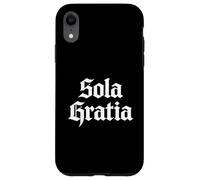 Carcasa para iPhone XR Teología Reformada Sola Gratia Calvinist Christian Design