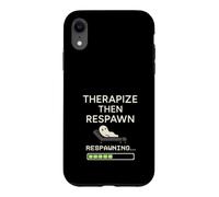 Carcasa para iPhone XR Terapeuta Gamer Controlador Emocional Jugador Salud Mental Diversión