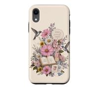 Carcasa para iPhone XR Terapia del Habla Floral Maestro colibrí Aula ABC