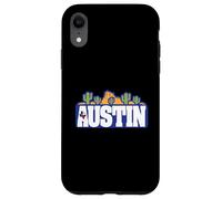 Carcasa para iPhone XR Texas Desert Landscape Austin Travel Retro Minimalista