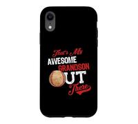Carcasa para iPhone XR That's My Awesome Grandson out There Baseball Lovers