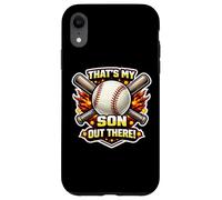 Carcasa para iPhone XR That's My Son out There Orgulloso Baseball Dad Padre Mamá Mamá