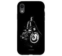 Carcasa para iPhone XR The Batman and His Motorcycle