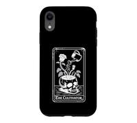 Carcasa para iPhone XR The Cultivator Macabro Tarot Card Skull Planter Botánica
