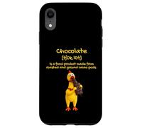 Carcasa para iPhone XR The Definition of Chocolat with Funny Yellow Rubber Chicken