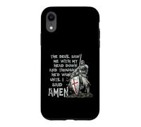 Carcasa para iPhone XR The Devil Saw Me with My Head Down Thought He'd Won Knights