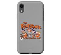 Carcasa para iPhone XR The Flintstones Fred Wilma Betty Barney on Bike