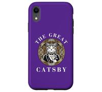 Carcasa para iPhone XR The Great Catsby, diseño Divertido de Gatos, Amante de los