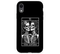 Carcasa para iPhone XR The Lovers Tarot Card Oculto Goth Lesbianas Esqueleto Halloween