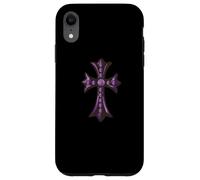 Carcasa para iPhone XR The Pave Diamonds Amethyst Cross