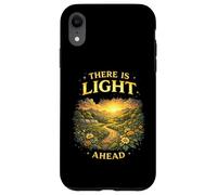 Carcasa para iPhone XR There Is Light Ahead Inspirador Esperanza Dicho edificante