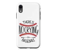 Carcasa para iPhone XR There is No Crying in Baseball Women In My Baseball Mom Era