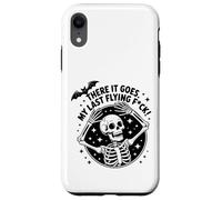 Carcasa para iPhone XR There It Goes - Arte de Logotipo Circular de Humor Esqueleto