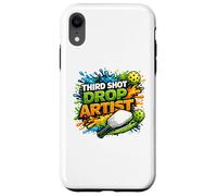 Carcasa para iPhone XR Third Shot Drop Artista Pickleball Player Art