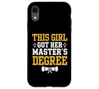 Carcasa para iPhone XR This Girl Got Her Masters Degree Graduation Mastered It 2026