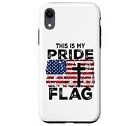 Carcasa para iPhone XR This Is My Pride Flag Jesus Cross USA American 4 of July