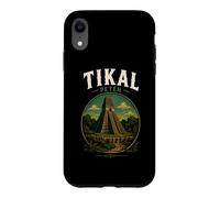 Carcasa para iPhone XR Tikal Guatemala Chapín Antigua Maya Retro Guate Quetzal 502