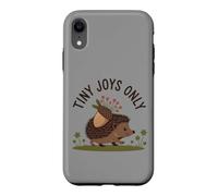 Carcasa para iPhone XR Tiny Joys Only Cute Erizo Bellota Floral Naturaleza