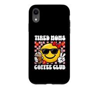 Carcasa para iPhone XR Tired Moms Coffee Club Happy Peace - Gafas de Sol Retro