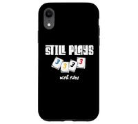 Carcasa para iPhone XR Todavía Juega con Azulejos Rummikub Divertido Juego de Palabras