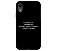 Carcasa para iPhone XR Todo es una conspiración Cuando no Sabes Nada