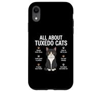 Carcasa para iPhone XR Todo sobre Tuxedo Cats Funny Cat Lover Dueños de Mascotas