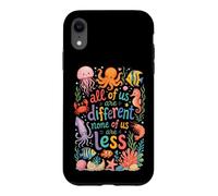 Carcasa para iPhone XR Todos Somos Diferentes Ninguno de Nosotros es Menos Consciente del Autismo