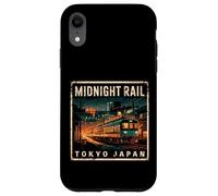 Carcasa para iPhone XR Tokio Japón Midnight Train Vintage Rail Otaku Fan Souvenir
