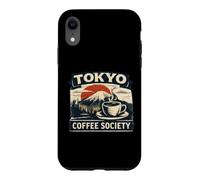 Carcasa para iPhone XR Tokyo Coffee Club Café Japonés Amante Café Retro