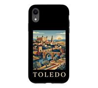 Carcasa para iPhone XR Toledo España Ciudad Histórica Puesta del Sol Arte Escéni
