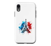 Carcasa para iPhone XR Torre Eiffel: Icono de París Revisitado en Clave Street Art