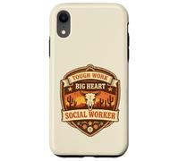 Carcasa para iPhone XR Trabajador Social/Apreciación del Trabajo Social Country Western