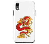 Carcasa para iPhone XR Traditional Zodiac Lucky Red Oriental Chinese Dragon