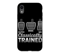 Carcasa para iPhone XR Transmisión Manual de Pedales de conducción de Entrenamiento clásico