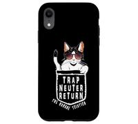 Carcasa para iPhone XR Trap Neuter Return (TNR) The Humane Solution Bolsillo para Gatos