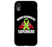 Carcasa para iPhone XR Trastornos del Estado de ánimo Superhero Warrior Fighter Cinta Verde Lima