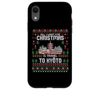 Carcasa para iPhone XR Travel To Kyoto Japón Pagoda Christmas Ugly Xmas Sweater