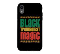 Carcasa para iPhone XR Trombonista Negro Magia Estilo Tribal Africano Negro Orgulloso