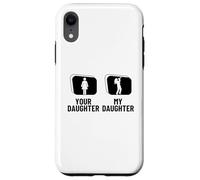 Carcasa para iPhone XR Trompeta con Texto en inglés Your Daughter My Daughter Dad Mom Funny Trompet