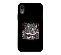 Carcasa para iPhone XR Trono Debajo de Las Olas Japonesas Señor Dragón Japonés
