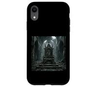 Carcasa para iPhone XR Trono Gótico Arruinado Fantasía Oscuro Diseño Catedral