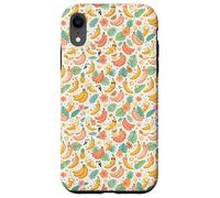 Carcasa para iPhone XR Tropical Banana Pattern Fruit Floral Beach Aesthetic