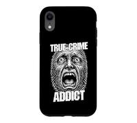 Carcasa para iPhone XR True Crime Adicto Huella Dactilar Grito Divertido Criminólogo
