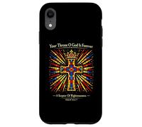 Carcasa para iPhone XR Tu Trono, oh Dios, es para Siempre Salmo 45 Escritura