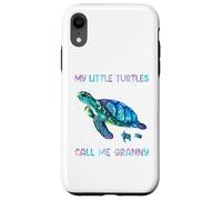 Carcasa para iPhone XR Turtle Watercolor Sea Ocean My Turtles Call Me Granny