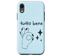 Carcasa para iPhone XR Tutto Bene - Cita del Gesto de la Mano Italiana Italia