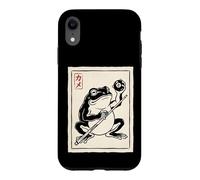 Carcasa para iPhone XR Ukiyo-e Frog Pool Player 8 Ball Billar Arte