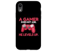 Carcasa para iPhone XR Un Gamer no envejece Sube de Nivel lujuria Gaming