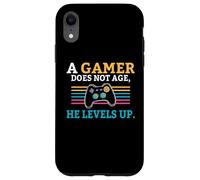 Carcasa para iPhone XR Un Gamer no envejece Sube de Nivel lujuria Gaming